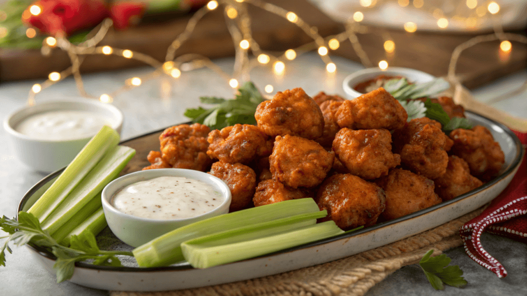 Gluten-Free Buffalo Chicken Bites meal