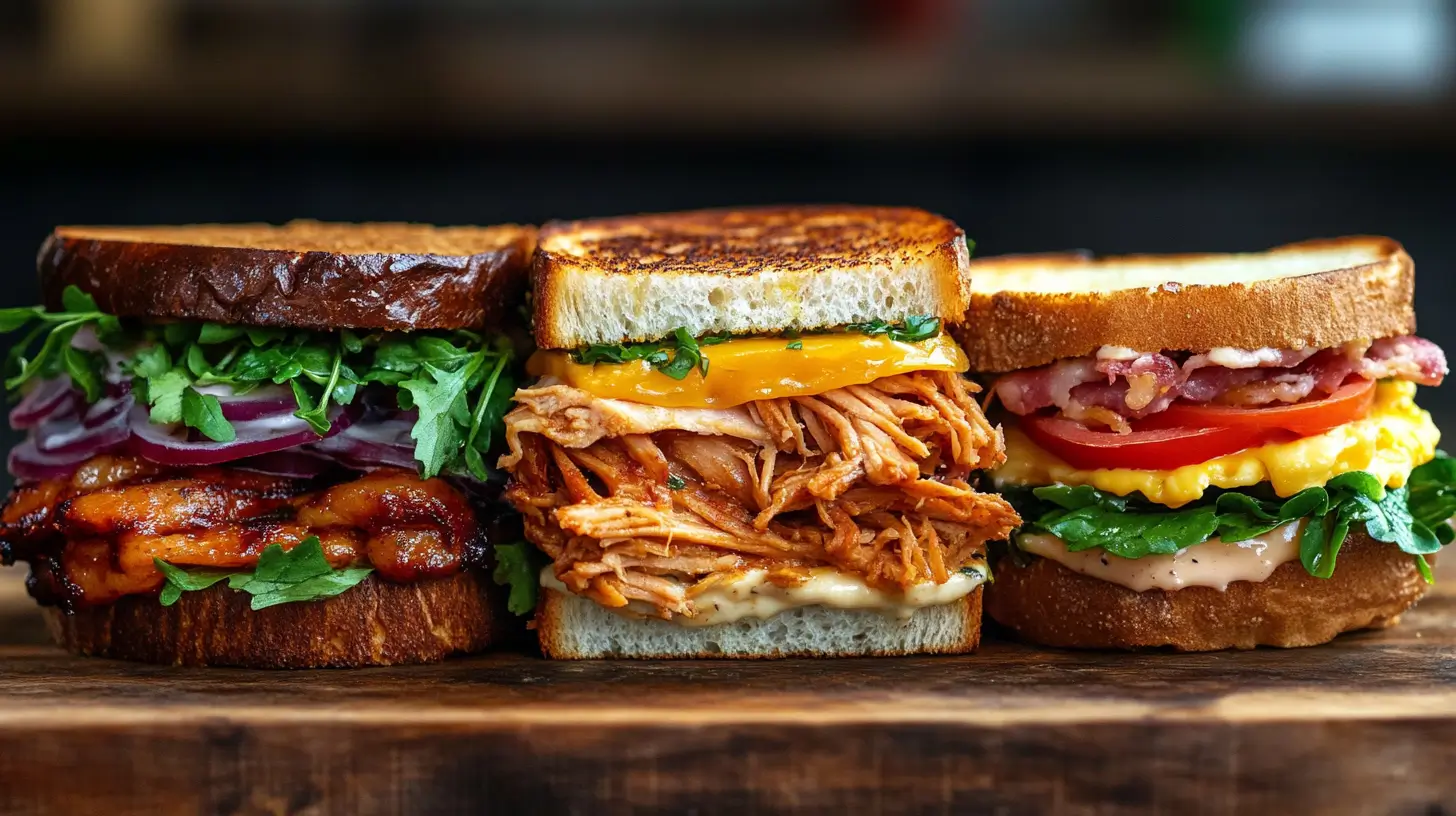 assortment of gluten-free sandwiches