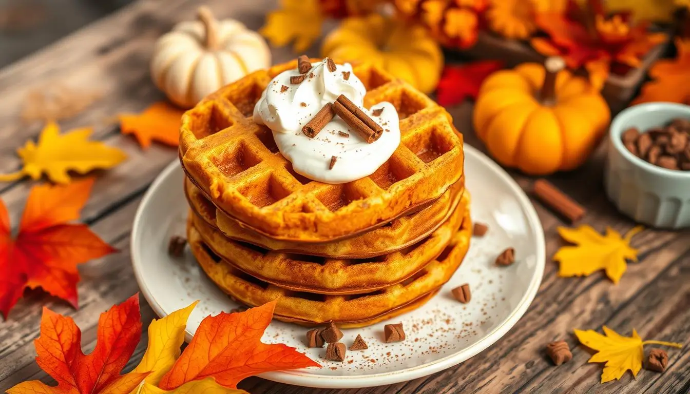 gluten-free pumpkin waffles