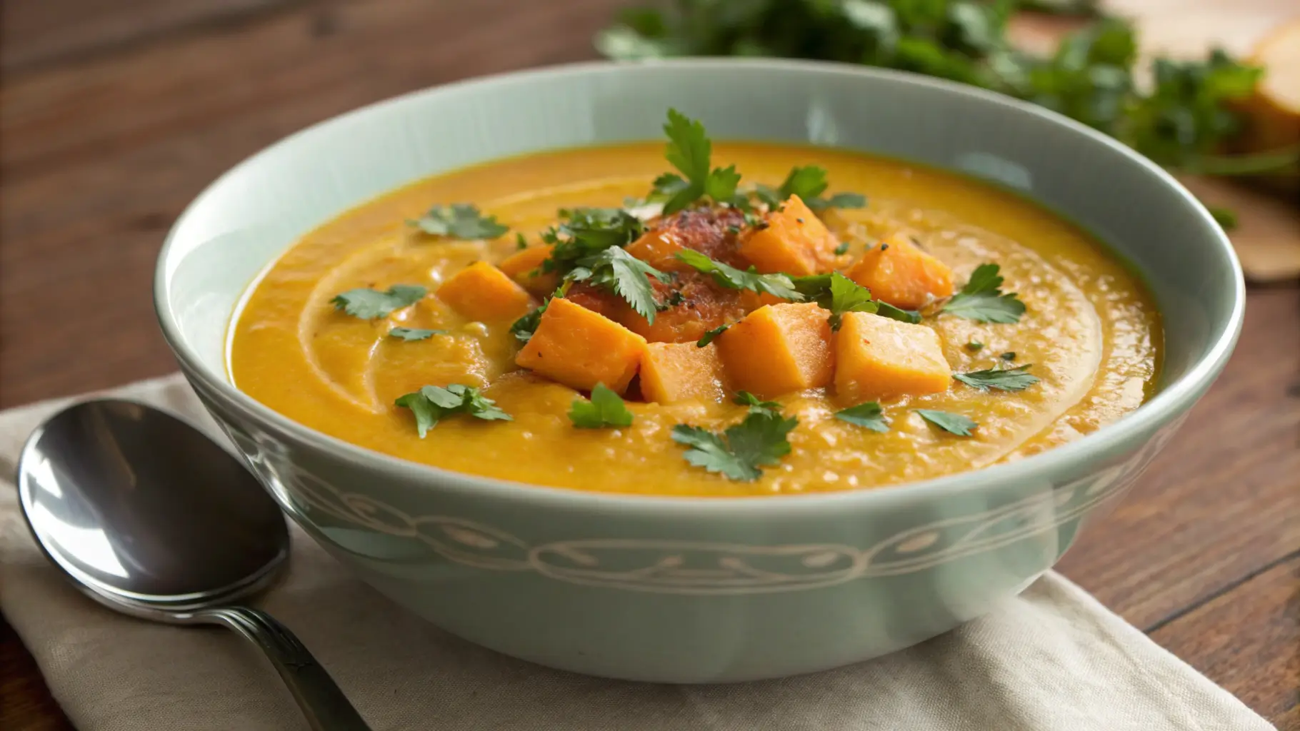 gluten-free butternut squash leek soup recipe