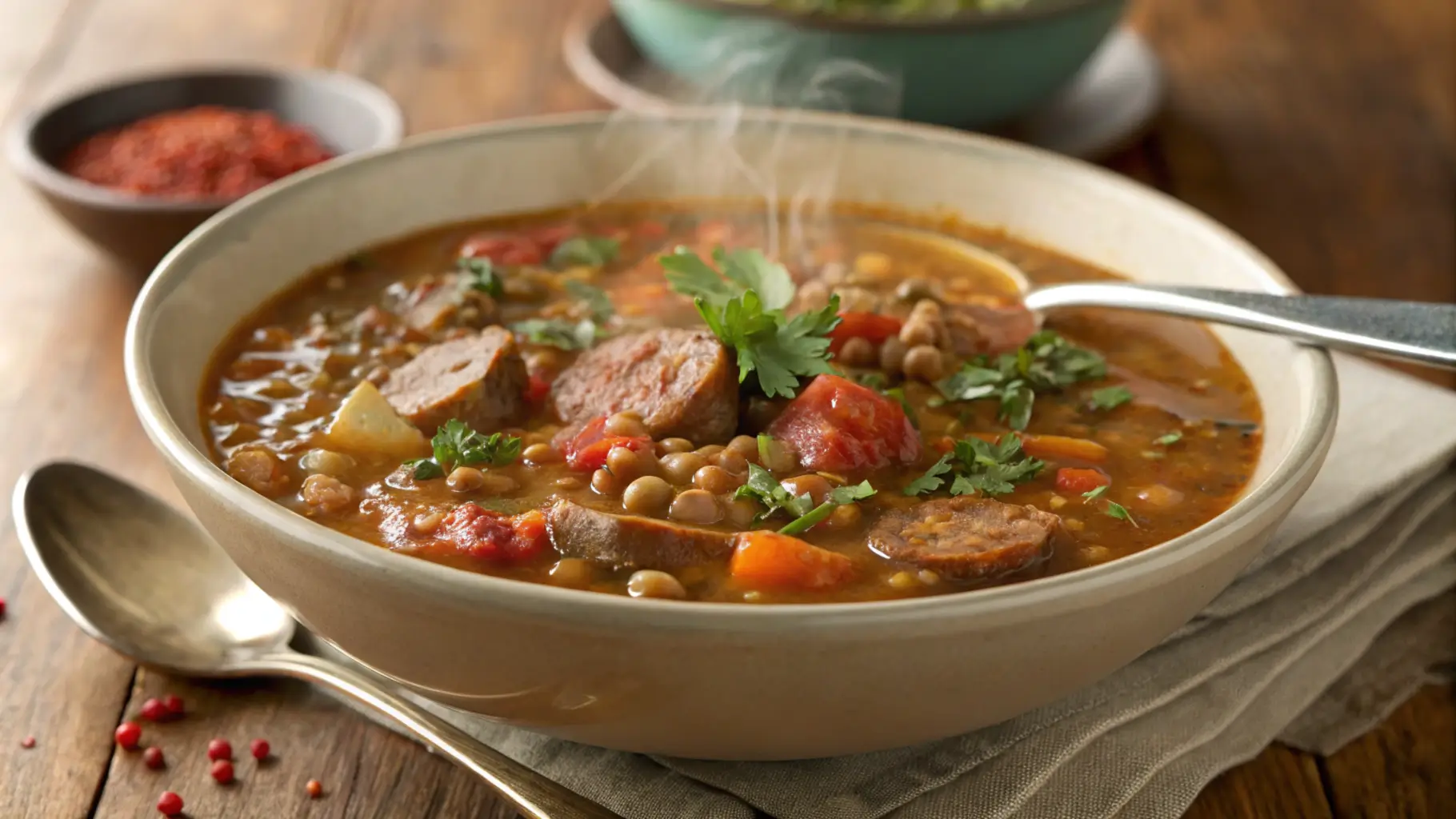gluten-free-sausage-lentil-soup