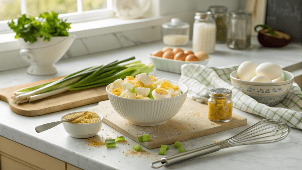 Easy Egg Salad Preparation Easy Egg Salad Preparation