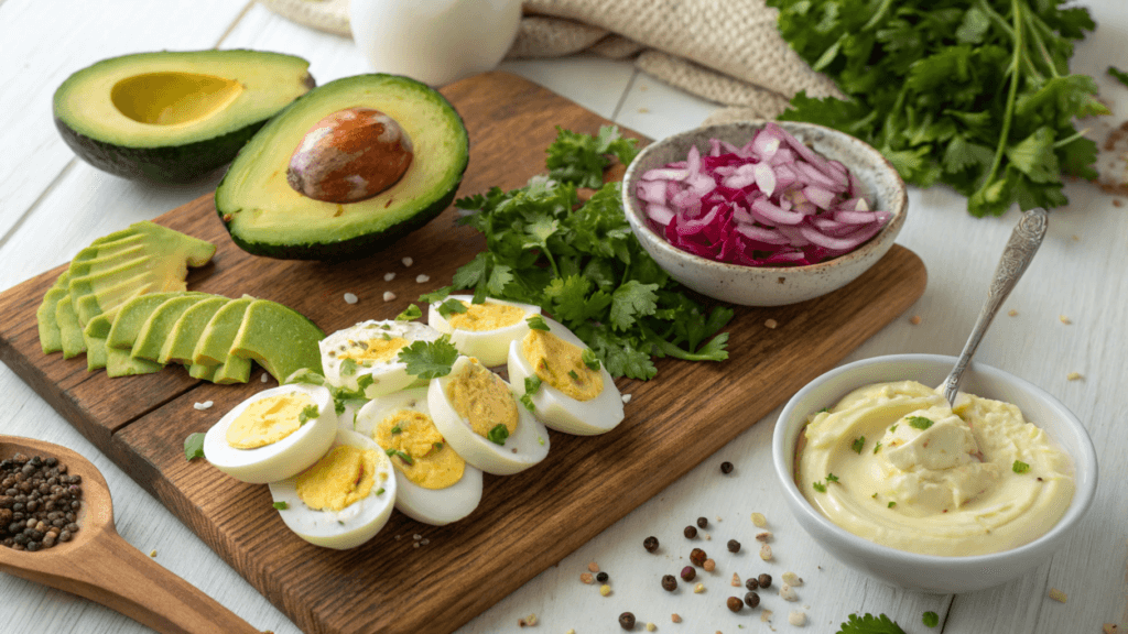 avocado egg salad ingredients avocado egg salad ingredients