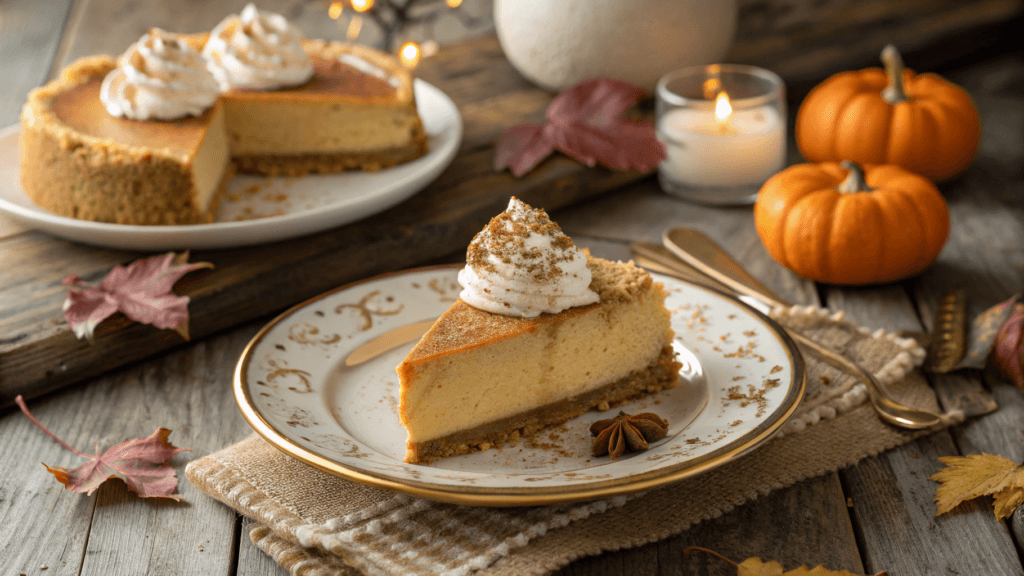 Gluten-Free Pumpkin Cheesecake