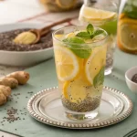 Brazilian Mounjaro recipe drink in a clear glass