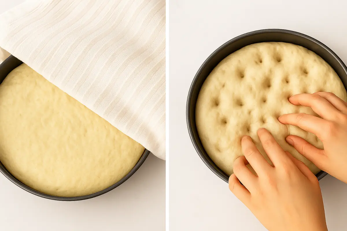 gluten-free-dough-preparation2 gluten-free focaccia dough preparation 2