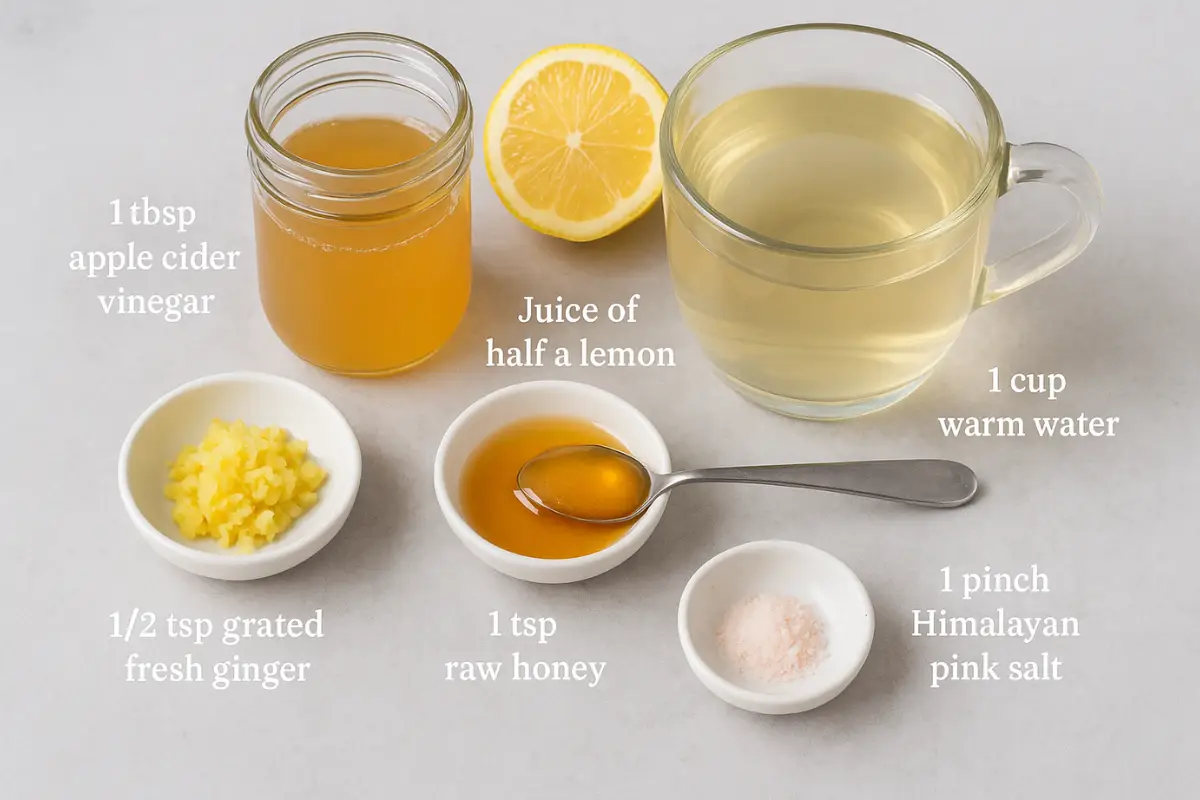 natural-mounjaro-recipe-ingredients Natural ingredients for natural Mounjaro weight loss recipe