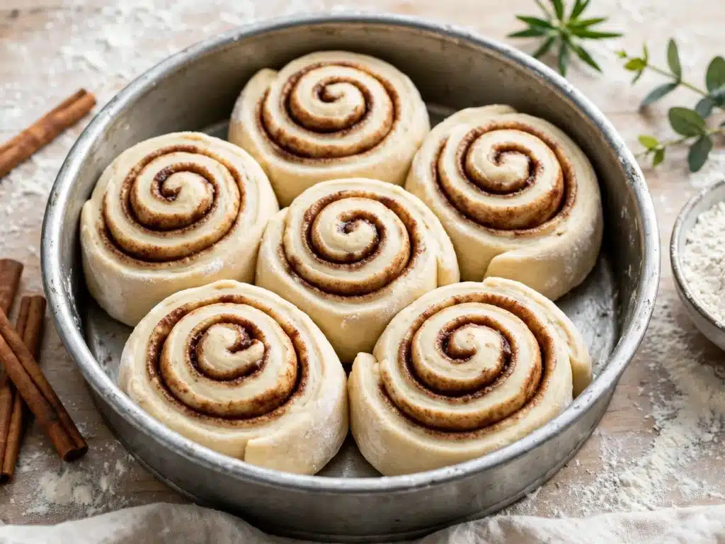 Masa para Rollos de Canela esponjosa con glaseado cremoso de queso crema