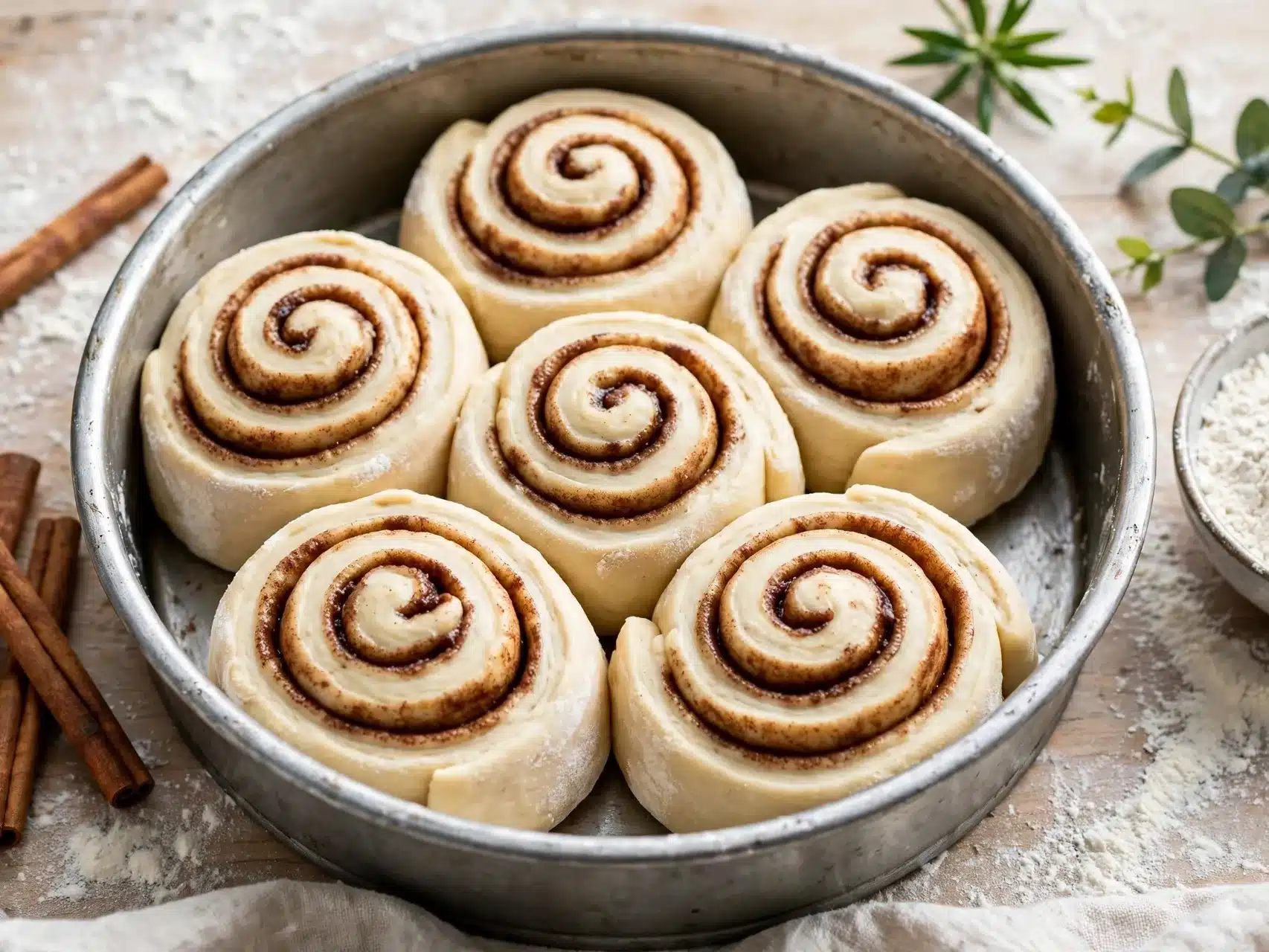 Masa para Rollos de Canela esponjosa con glaseado cremoso de queso crema